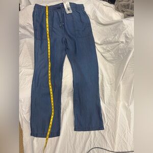 Blue Casual Pants